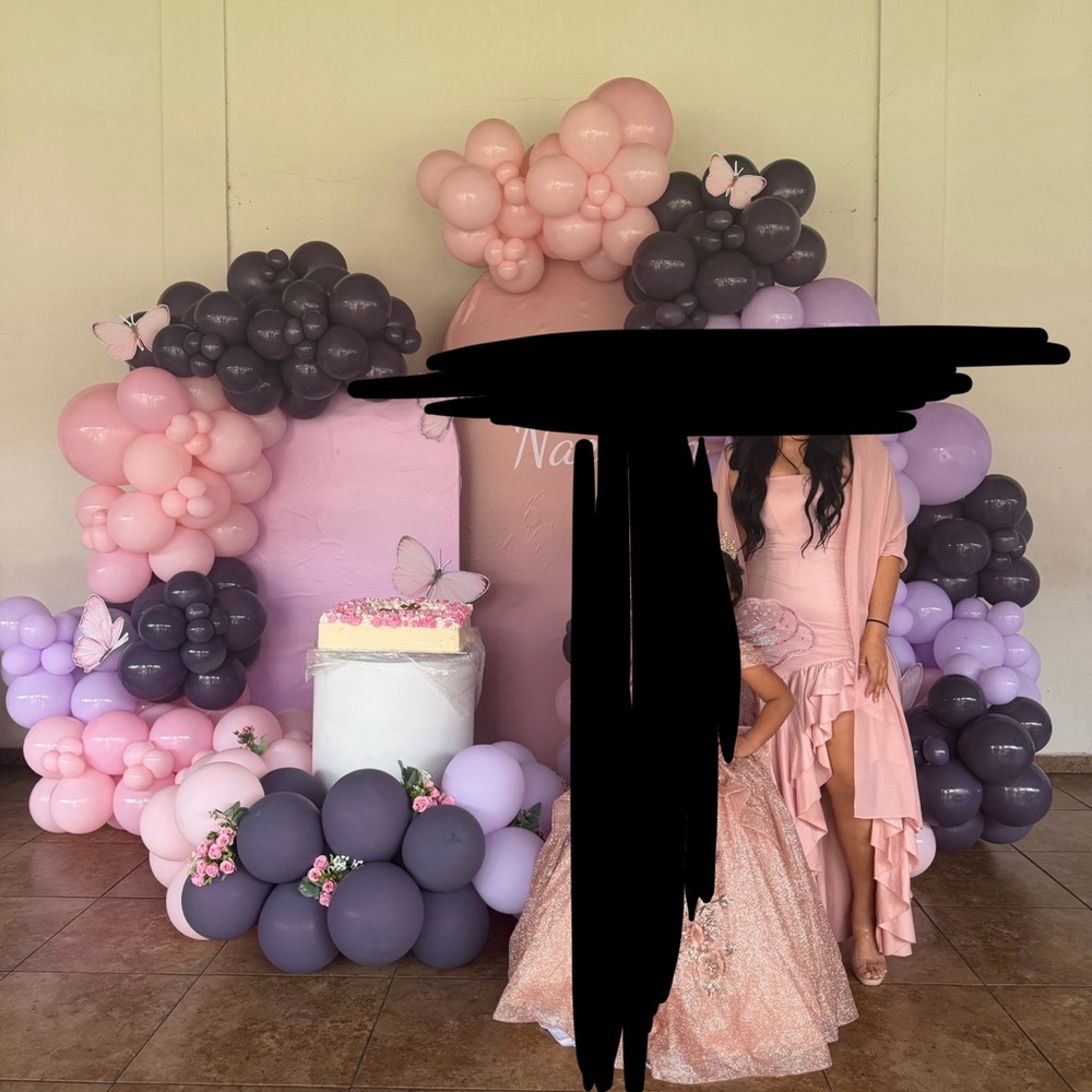 Chic Strapless Blush Dress - Picture 5 of 5